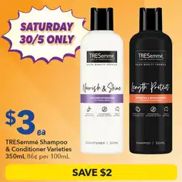 Ritchies TRESemmé Shampoo & Conditioner offer