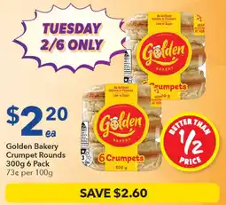 Ritchies Golden Bakery Crumpet Rounds offer
