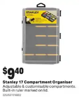 Mitre 10 Stanley 17 Compartment Organiser offer