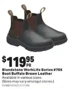 Mitre 10 Blundstone WorkLife Series #705 Boot Buffalo Brown Leather offer