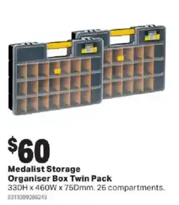 Mitre 10 Medalist Storage Organiser Box offer