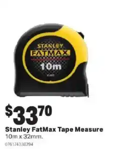 Mitre 10 Stanley FatMax Tape Measure offer