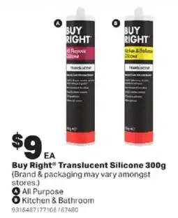 Mitre 10 Buy RightⓇ Translucent Silicone offer