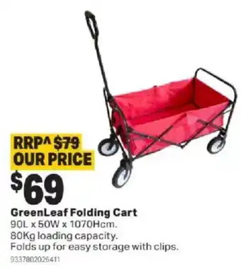 Mitre 10 GreenLeaf Folding Cart offer
