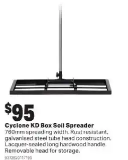 Mitre 10 Cyclone KD Box Soil Spreader offer