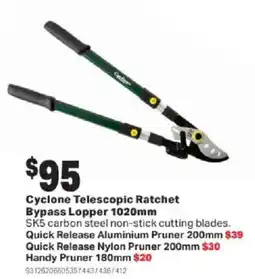 Mitre 10 Cyclone Telescopic Ratchet Bypass Lopper offer