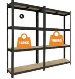 Mitre 10 Garage Select™ 4 Shelf Storage Unit 2Pk offer