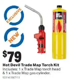 Mitre 10 Hot Devil Trade Map Torch Kit offer