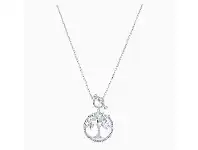 Bevilles Jewellery SWAROVSKI SYMBOLIC TREE OF LIFE NECKLACE, WHITE, RHODIUM PLATED offer