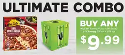 Ritchies McCain Family Pizza & V Energy offer