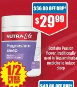 Chemist Warehouse NUTRA Life Magnesium Sleep offer