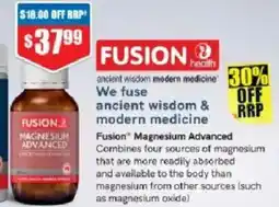 Chemist Warehouse Fusion Magnesium Advanced offer