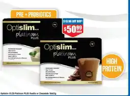 Chemist Warehouse Optislim VLCD Platinum PLUS Vanilla or Chocolate offer