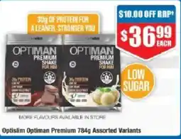 Chemist Warehouse Optislim optiman premium assorted variants offer