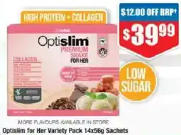 Chemist Warehouse Optislim for Her Variety Pack offer