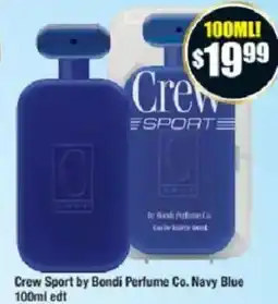 Chemist Warehouse Crew Sport by Bondi Perfume Co. Navy Blue edt offer