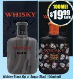 Chemist Warehouse Whisky Black Op or Sugar Skull edt offer