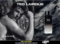 Chemist Warehouse Ted lapidus noir onyx intense edp offer