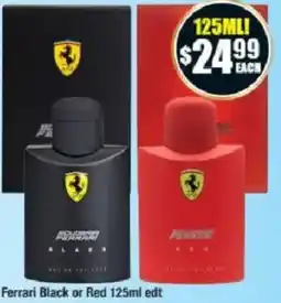 Chemist Warehouse Ferrari Black or Red edt offer