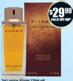 Chemist Warehouse Ted Lapidus Altamir edt offer