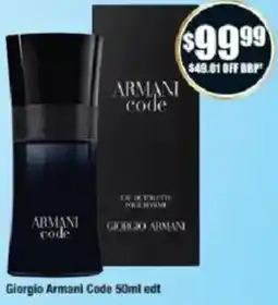 Chemist Warehouse Giorgio Armani Code edt offer