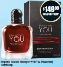 Chemist Warehouse Emporio Armani Stronger With You Powerfully edp offer