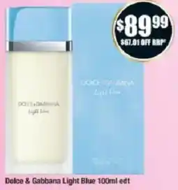 Chemist Warehouse Dolce & Gabbana Light Blue edt offer