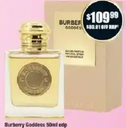 Chemist Warehouse Burberry Goddess edp offer