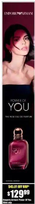 Chemist Warehouse Emporio Armani Power Of You offer