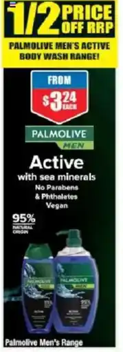 Chemist Warehouse Palmolive Men's Range offer