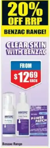 Chemist Warehouse Benzac Range offer