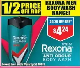 Chemist Warehouse Rexona Men Body Wash Sport offer