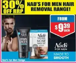 Chemist Warehouse Nad's for Men Range offer