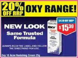 Chemist Warehouse Oxy 10 Acne Vanishing Cream offer