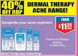 Chemist Warehouse Dermal Therapy Acne Control Range offer