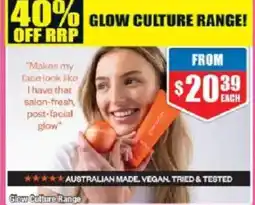 Chemist Warehouse Glow Culture Range offer