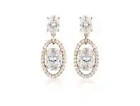 Bevilles Jewellery Georgini Aurora Heaven Earrings Rose Gold offer