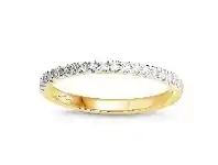 Bevilles Jewellery Love by Michelle Beville Eternity Ring with 1/5ct of Diamonds in 18ct Yellow Gold - M offer