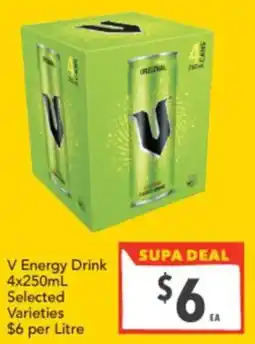 Supa Valu Energy Drink offer