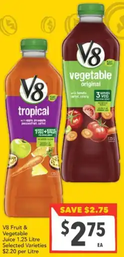 Supa Valu Fruit & Vegetable Juice offer