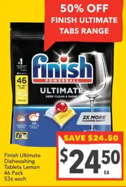Supa Valu Ultimate Dishwashing Tablets Lemon offer