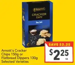 Supa Valu Cracker Chips or Flatbread Dippers offer