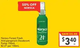 Supa Valu Anti-perspirant Deodorant Pump offer