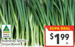 Supa Valu Spring Onion Bunch offer