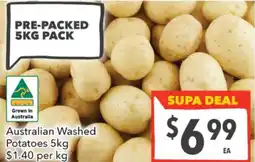 Supa Valu Washed Potatoes offer