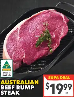 Supa Valu BEEF RUMP offer