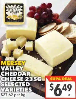 Supa Valu Cheddar cheese offer
