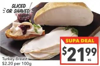 Supa Valu Turkey Breast offer