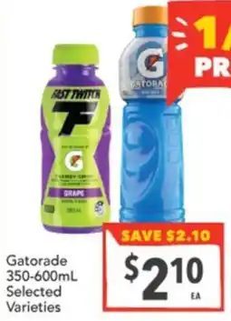 Supa Valu Gatorade offer