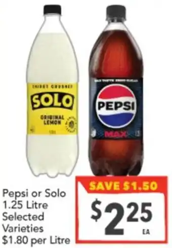 Supa Valu Pepsi or Solo offer
